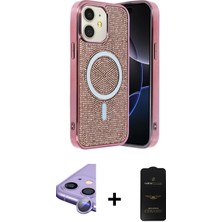 Cepte Toptan iPhone 11 Eksen Çizgi - Siyah 6d Antistatik Mat Seramik Hayalet Nano Ekran Koruyucu + Mor Raze Metal Kamera Lens