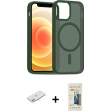 Cepte Toptan iPhone 11 Siluet Minimal Prime - Siyah 6d Mat Seramik Hayalet Nano Ekran Koruyucu + Sarı Renkli Kamera Lens Koruma Cam