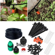 Sora Home® 10 Metre Bahçe Damlama Sulama Sistemi Seti Hortum Ek Parçaları