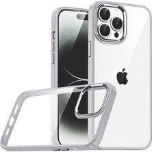 Erdo Ticaret Buğz Iphone 15 Pro Max Razer Lensli Silikon - Gümüş