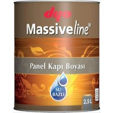 Dyo Massiveline Beyaz Su Bazlı Panel Kapı Boyası Yarı Mat Özellikte 2,5 Lt Dayanıklı ve Kolay Uygulama