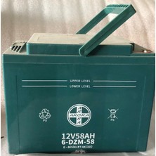 Arora AR10000 Moped  -  Akü (12V 58AH)