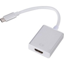 Alfais 4371 Type-C USB 3.1 To HDMI Çevirici Adaptör Type-C - HDMI Bağlantı ile Uyumlu
