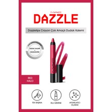 Mac M.A.C Dazzlelip Crayon Işıltılı Dudak Kalemi - Red Halo