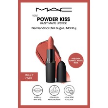 M.A.C Powder Kiss Hazy Matte Lipstick Nemlendirici Etkili Buğulu Mat Ruj - Mull It Over
