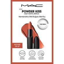 M.A.C Powder Kiss Hazy Matte Lipstick Nemlendirici Etkili Buğulu Mat Ruj - Moving On Up