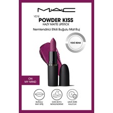 M.A.C Powder Kiss Hazy Matte Lipstick Nemlendirici Etkili Buğulu Mat Ruj - On My Mind