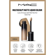 M.A.C MULTISCULPT MATTE LIQUID COLOUR Çok Amaçlı Likit Mat Kontür ve Göz Farı - Omega