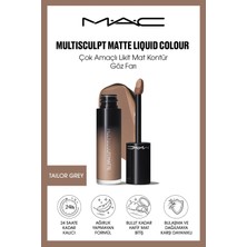 M.A.C MULTISCULPT MATTE LIQUID COLOUR Çok Amaçlı Likit Mat Kontür ve Göz Farı - Tailor Grey