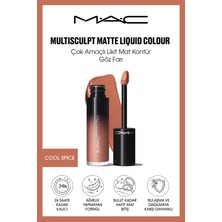 M.A.C MULTISCULPT MATTE LIQUID COLOUR Çok Amaçlı Likit Mat Kontür ve Göz Farı - Cool Spice