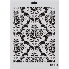 Nerm Rich Dantel Seri DN-911 Stencil 35X25 cm