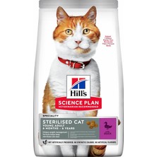 Hill's 10 kg Sterilised Ördekli Kedi Maması Süper Premium Kalite Besleyici İçerik