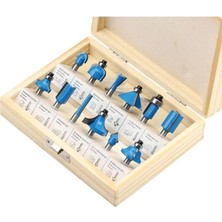 Nerm 03039 8 mm 12 Parça Ahşap Freze Uç Seti