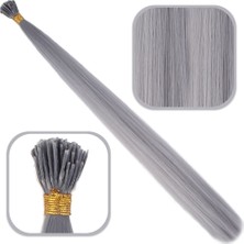 Nerm Fiber Sen Boncuk Kaynaklık Renkli / Koyu Gri / 100 Adet