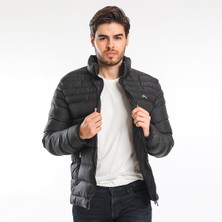 Slazenger HORIZON I Siyah Erkek Mont & Kaban L Beden Amblemli Tasarım Kış İçin Şık Seçim