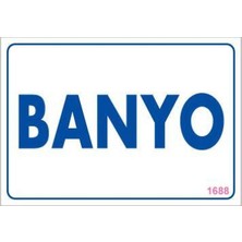 Nerm Banyo Uyarı Levhası 17,5X25 KOD:1688
