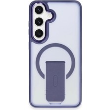 Erdo Ticaret Buğz Samsung Galaxy S24 Tork Magsafe Standlı Kapak - Lacivert