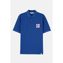 France 10 Polo - Saks Mavi