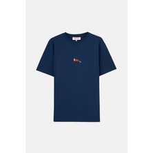 Reflect Studio Kızıl Tilki Premium T-Shirt - Lacivert