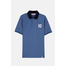 El Diez Polo Yaka T-Shirt - Mavi