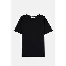 Basic Modal T-Shirt - Siyah