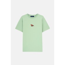Reflect Studio Kızıl Tilki Premium T-Shirt - Mint Yeşili
