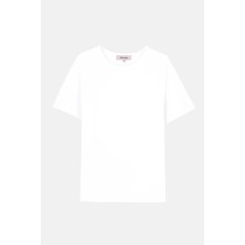 Basic Modal T-Shirt - Beyaz