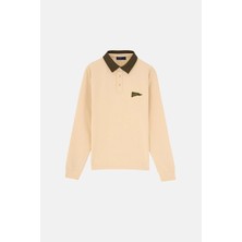 Reflect Studio Wild At Heart Soft Touch Polo Yaka Sweatshirt - Ekru