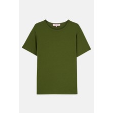Basic Modal T-Shirt - Haki