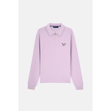 Reflect Studio Koala Supersoft Quarter-Zip Sweatshirt - Lila