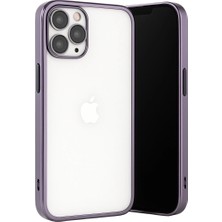 Erdo Ticaret Buğz Iphone 13 Pro Max Kılıf Razer Lensli Silikon - Mor