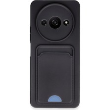 Erdo Ticaret Buğz Xiaomi Redmi A3 4g Kılıf Kelvin Kartvizitli Silikon - Siyah
