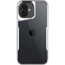 Erdo Ticaret Buğz Iphone 16 Kılıf Boyi Silikon Kapak - Gümüş