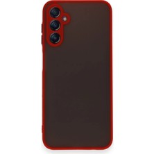 Erdo Ticaret Buğz Samsung Galaxy A15 4g Kılıf Montreal Silikon Kapak - Kırmızı