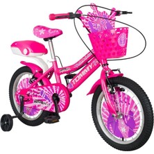 Tommybike 16 Jant Kız Çocuk Bisikleti Vitessiz Pembe Renkli Aksesuarlı 5-8 Yaş