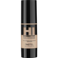 Pastel Hı Corrector 402 Yüksek Kapatıcılık Fondöten Mat Görünüm ve Gözenek Kontrolü İçin