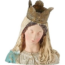 Uravas Store Creative Co-Op Boyanmış Magnezya Reprodüksiyon Meryem Göğüs Çıkarılabilir Dekorlu, Çok Renk