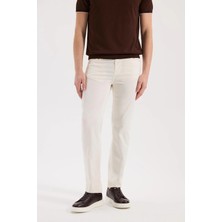 Jakamen Krem Slim Fit 5 Cep Spor Pantolon