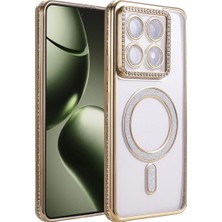 Erdo Ticaret Buğz Xiaomi Mi 14T Pro Joke Simli Magneticsafe Kılıf - Gold