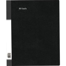 Noki 80 Li Siyah Sunum Dosyası Renkli ve Fonksiyonel Ölçülerle Sunumlarınızı Düzenleyin