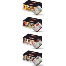 Lokman Kahvaltılık Karışık Set 4’lü Paket – Bal, Çilek Reçeli, Tahin Pekmez, Kakaolu Fındık Ezmesi