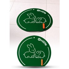 Yeşil Renk Kötü Koku Önleyici Silikon Mat Banyo Mutfak Lavabo Balkon Gider Tıpası Tıkacı Kapağı