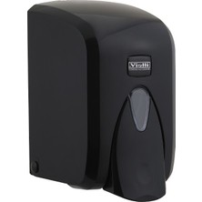 Vialli Vi̇alli̇ Köpük Sabun Dispenseri Hazneli 500 ml Siyah A.B.S Plastik Malzeme ile Modern Tasarım