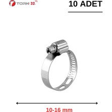 Tork Hortum Kelepçe 10-16M 10ADET