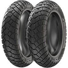 Anlaş Mondial 100 Nt Turkuaz Ön 90/90-12 ve Arka 3.50-10 Anlaş Sc 500 Winter Grip 2 Takım