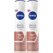 Uravas Store Derma Control Clinical Kadın Sprey Deodorant 150ML, 96 Saat Üstün Koruma,anti-Perspirant X2 Adet