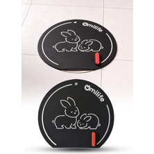 Siyah Renk 2 Adet Kötü Koku Önleyici Silikon Mat Banyo Mutfak Lavabo Balkon Gider Tıpa Tıkacı Kapağı