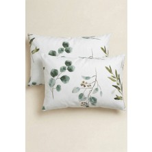 Anılsan Magnolia 2'li Ranforce Yastık Kılıfı 50X70 Flaplı