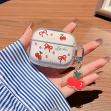 Dmay Huawei Freebuds Se 3 Uyumlu Figürlü Kalpli Pembe Silikon Kılıfı