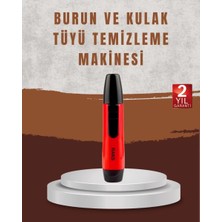 Asiltech Raks Leo Burun Kulak Tüy Alma Makinesi 45 Dk Şarj Süreli Kırmızı